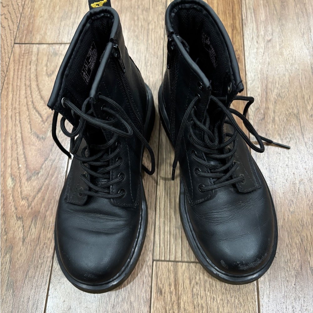 Dr. Martens Black Kids Boots